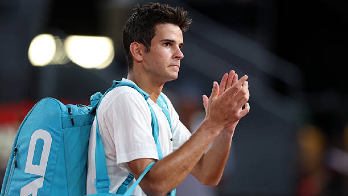 Jódar se marchó satisfecho tras su derrota ante Sinner en Madrid. Fuente: Getty