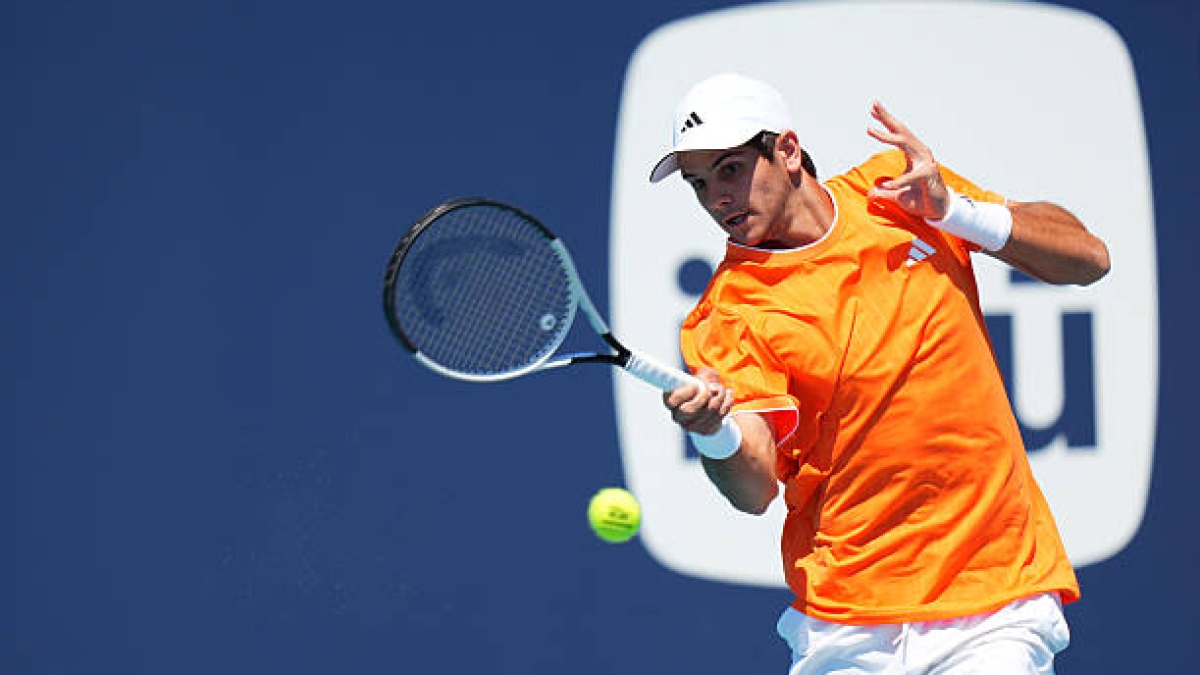 Rafa Jódar, a sus primeros cuartos ATP. Fuente: Getty