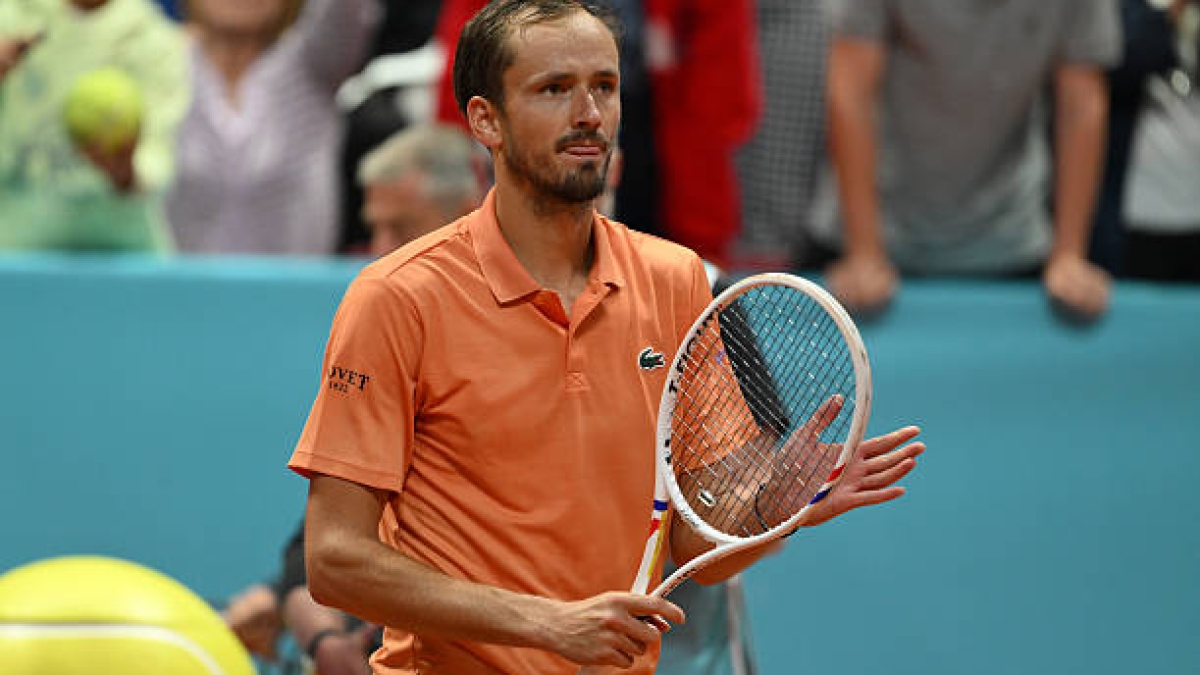 Medvedev deslumbra en Madrid a costa de Budkov Kjaer. Fuente: Getty