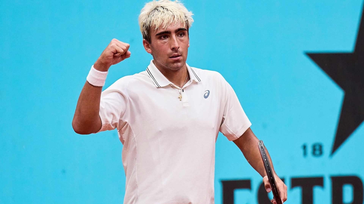 Mérida se roba el show ante Moutet en Madrid. Fuente: Getty