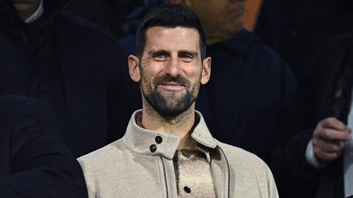 诺瓦克·德约科维奇在马德里发言。照片：gettyimages