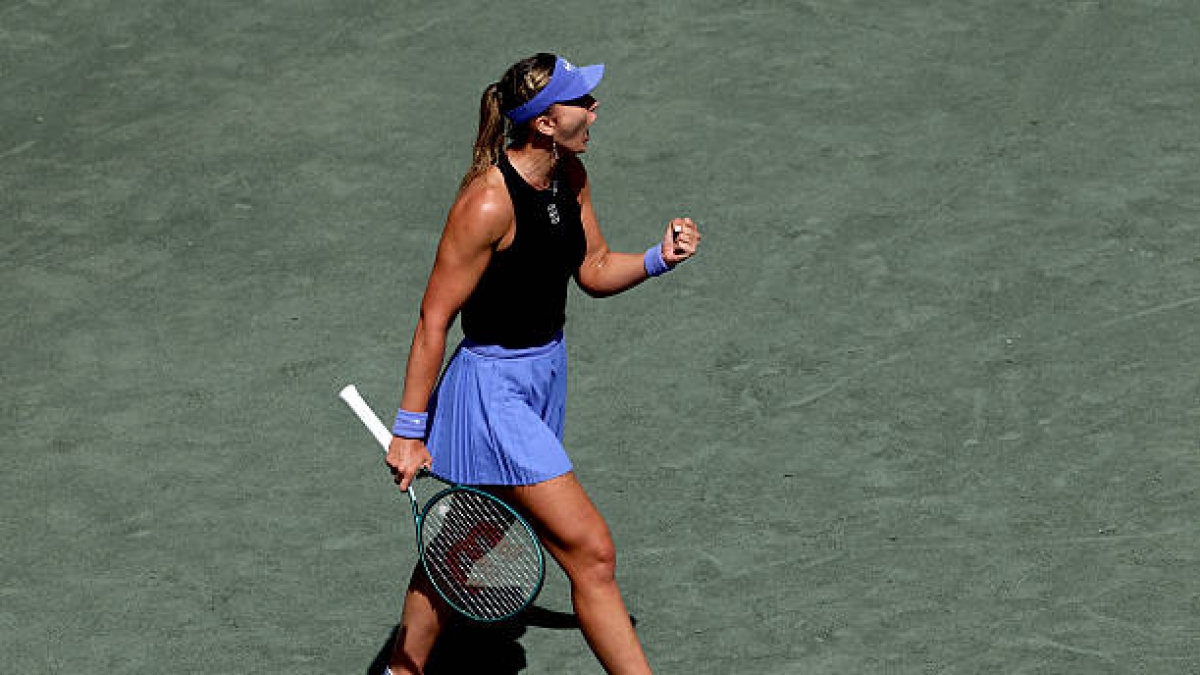 Paula Badosa vince contro Sakkari a Charleston. Foto: gettyimages