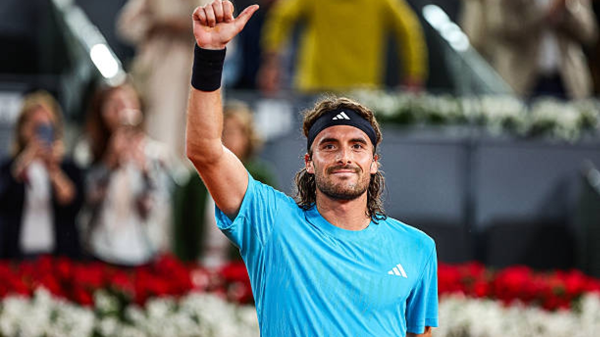 The reborn Tsitsipas ends Mérida's Madrid dream. Source: Getty