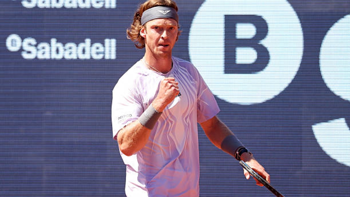 Rublev se cita con Medjedovic en las semifinales de Barcelona. Fuente: Getty