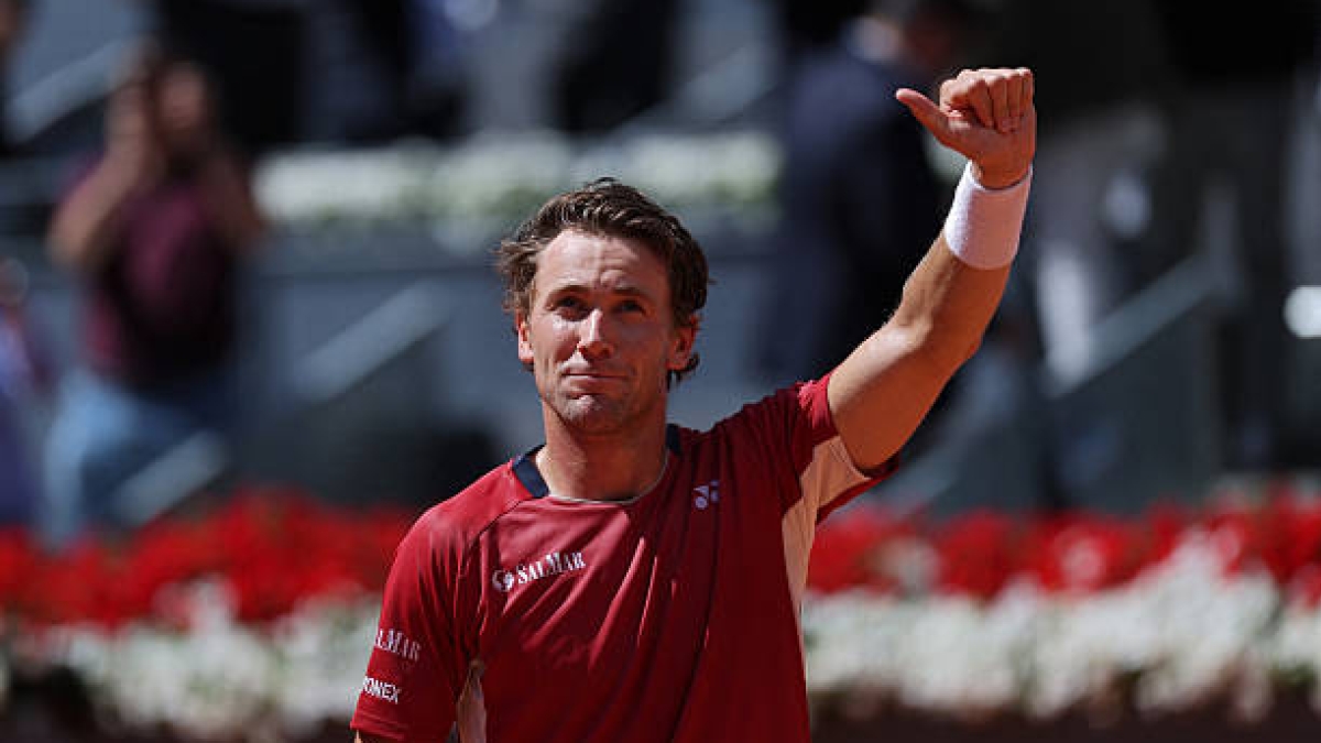 Ruud dominates Davidovich in Madrid. Source: Getty