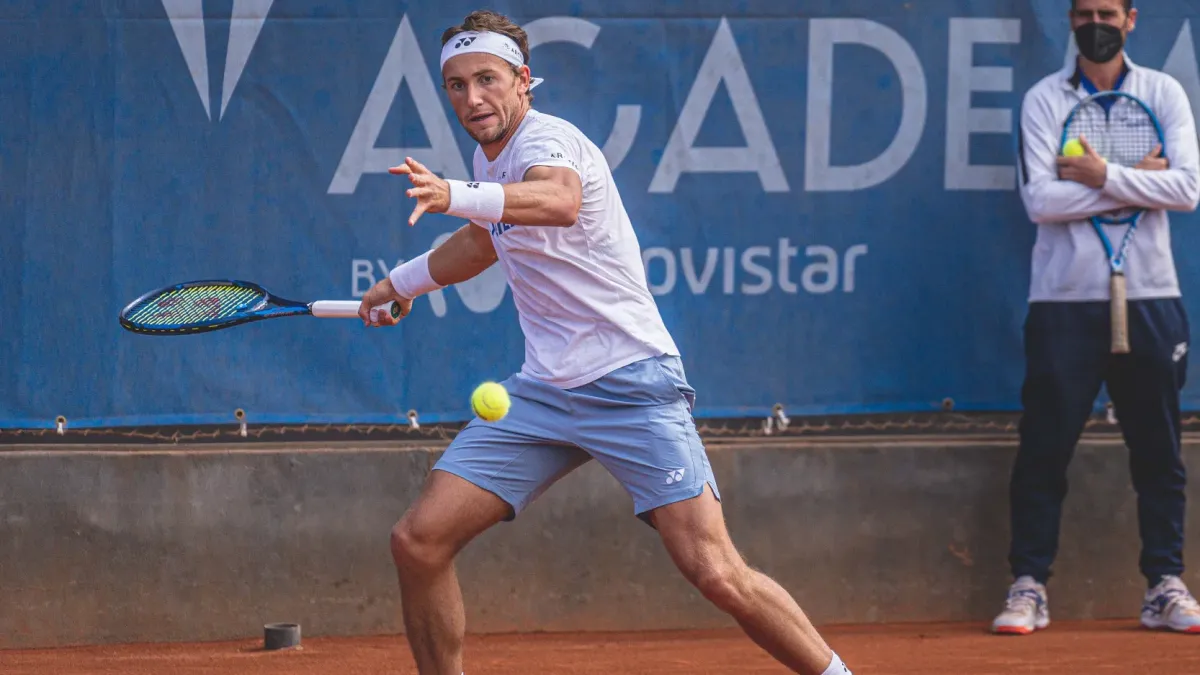 Ruud prepara en la Rafa Nadal Academy la defensa de su corona en Madrid. Fuente: Rafa Nadal Academy