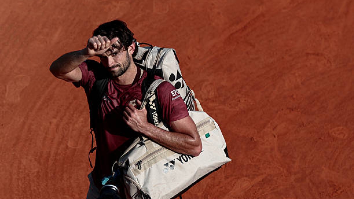 Valentin Vacherot, sensazione di affrontare Alcaraz. Foto: gettyimages.