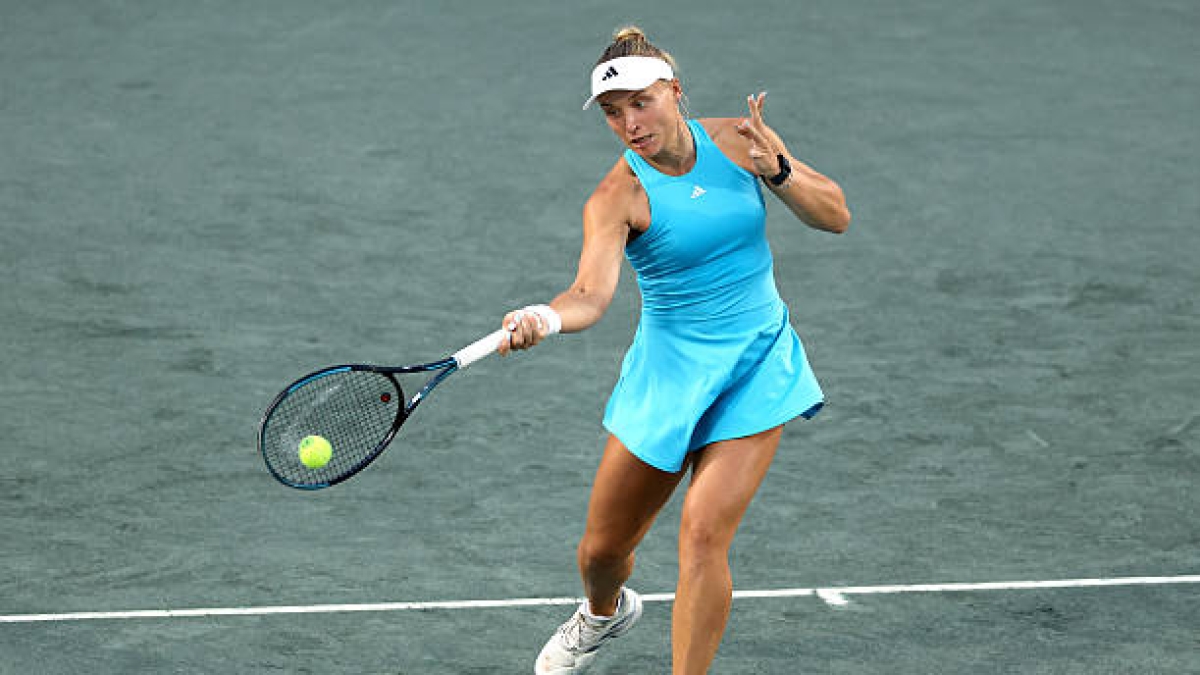 Yulia Starodubtseva, finaliste à Charleston. Photo : gettyimages