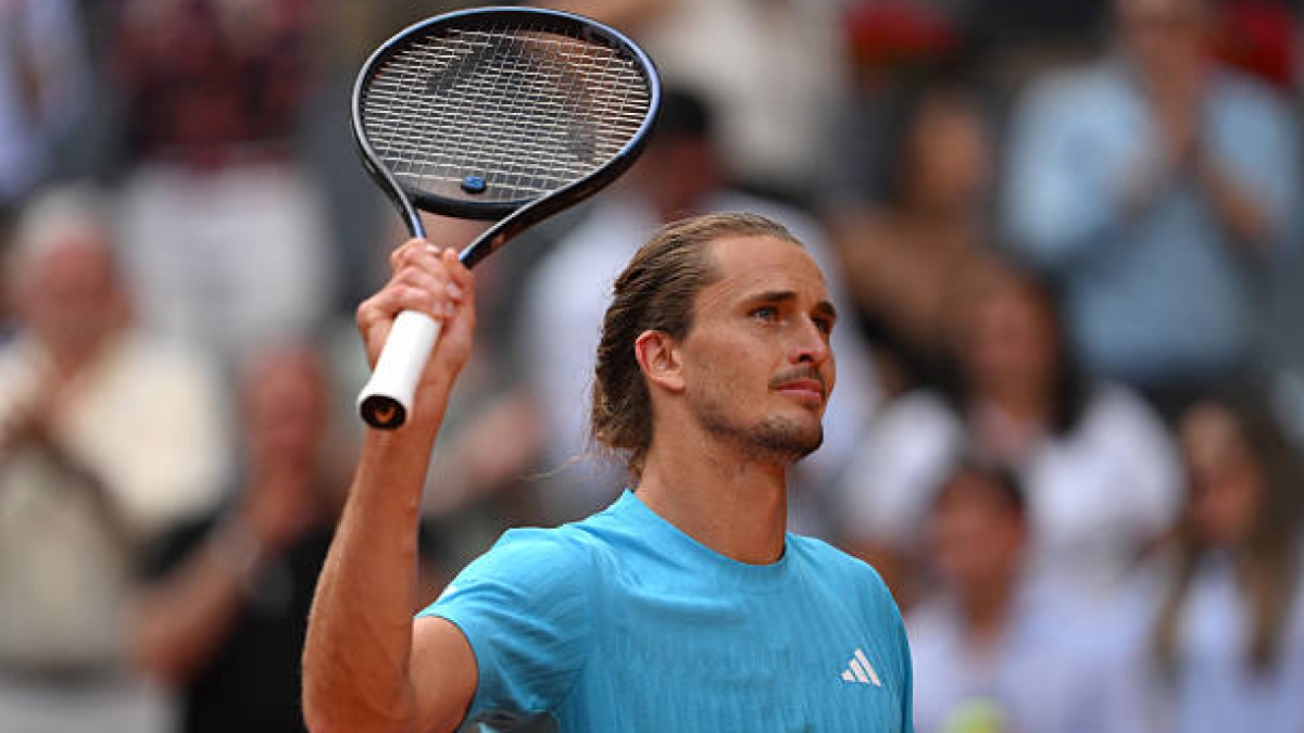 Gran victoria de Zverev, que igualó a Alcaraz en partidos ganados este año.