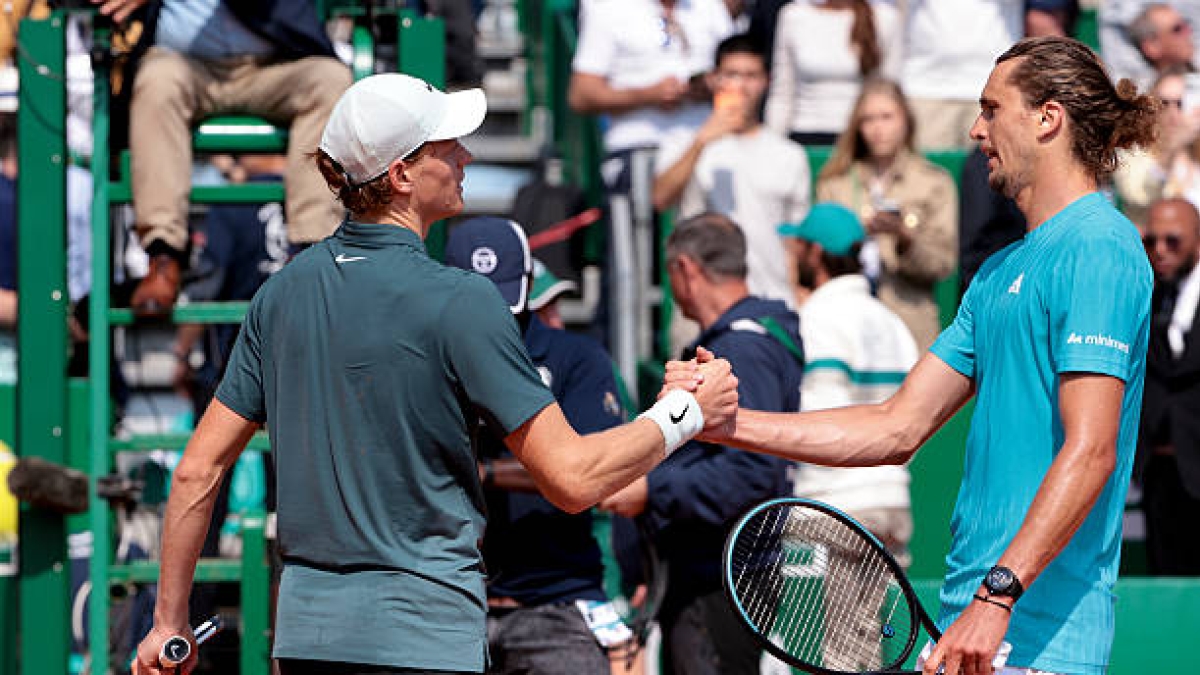 Zverev, stanco di perdere con Sinner. Foto: gettyimages