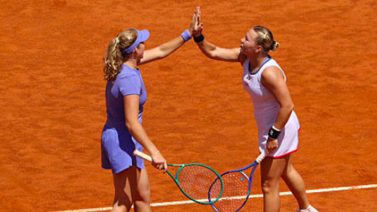 Andreeva y Shnaider se quedan el título en Roma. Fuente: Getty