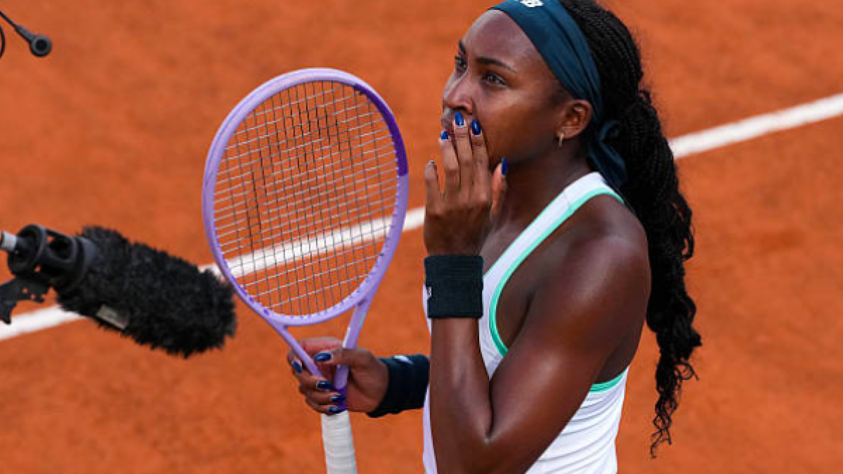 Gauff: “Hoy no me sentía motivada por entrar a pista, estoy tratando de superar unos asuntos personales”. Fuente: Getty