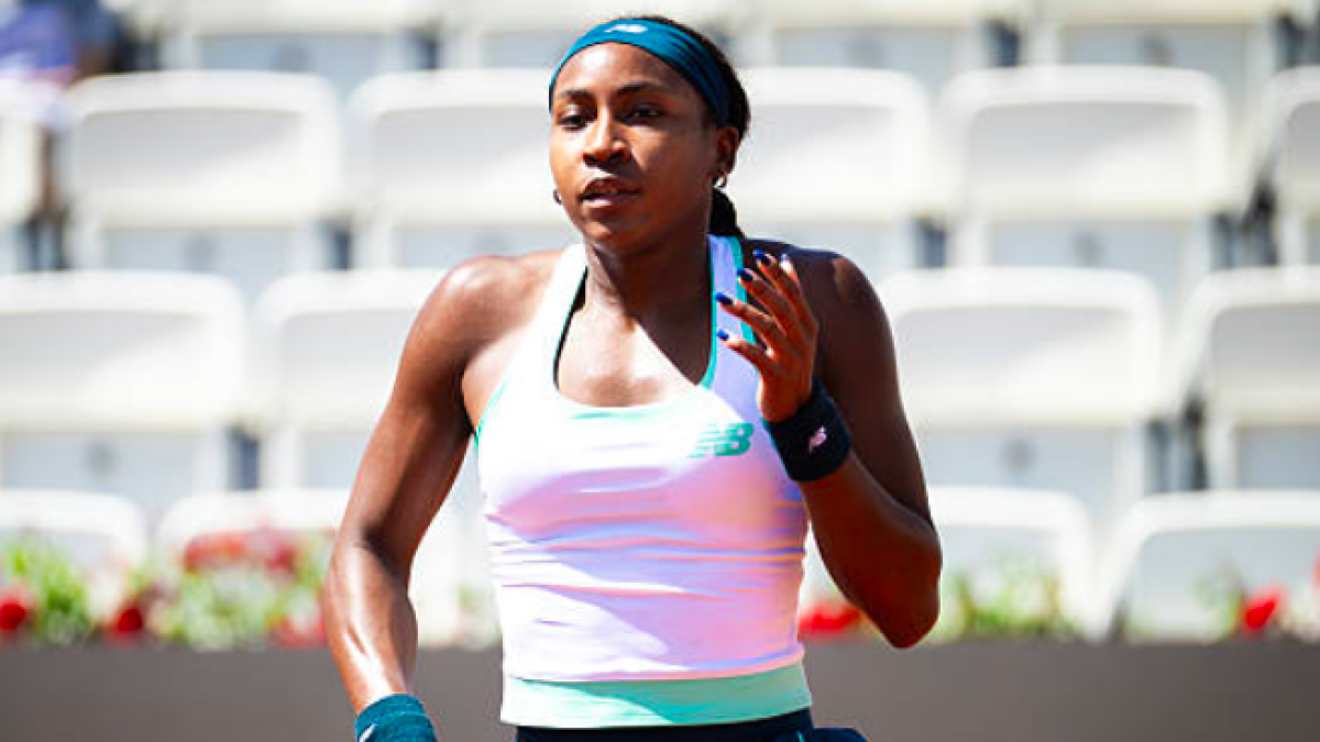Solana Sierra spares Gauff's life. Source: Getty