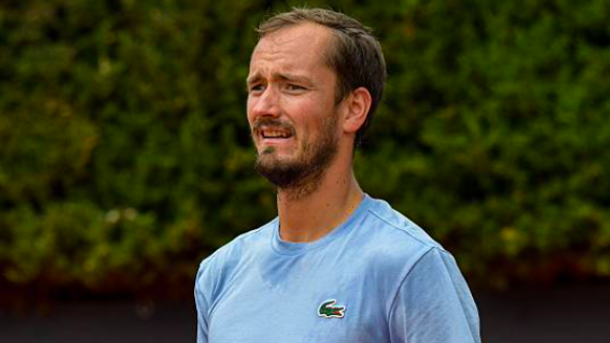 Medvedev avanza a tercera ronda en Roma sin haber jugado partidos. Fuente: Getty