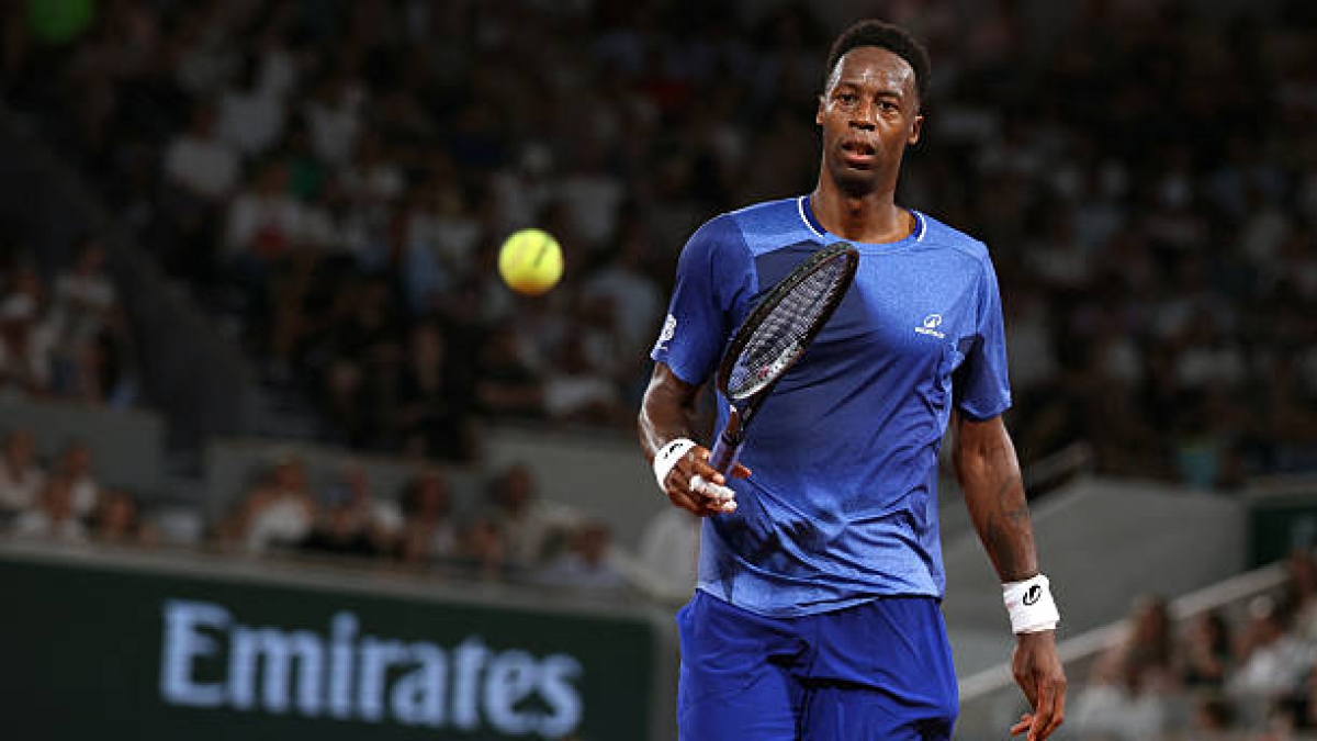 Monfils says goodbye to Roland Garros with a unique fact. Photo: Gettyimages
