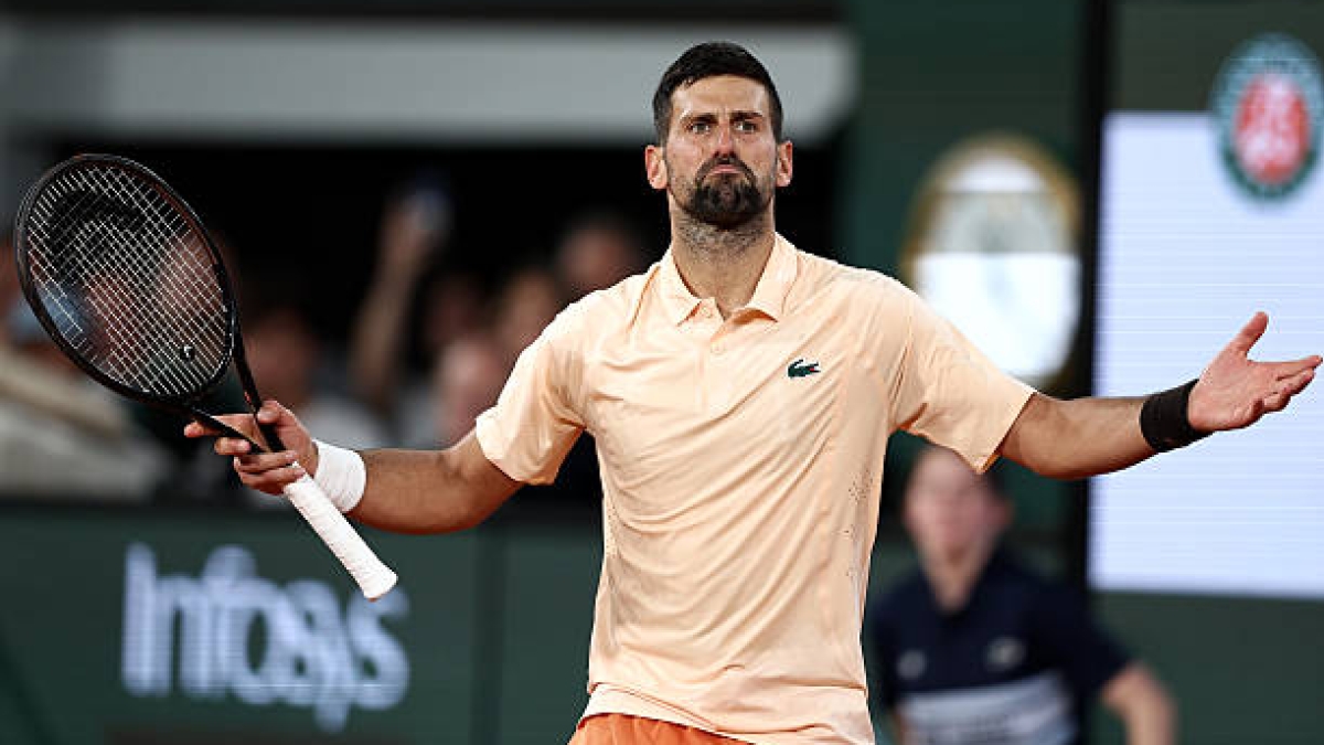 Los mejores datos que deja el debut de Djokovic en Roland Garros 2026. Foto: Gettyimages