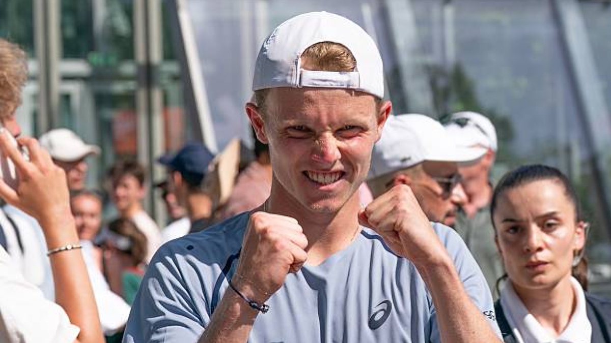 El lucky loser de De Jong hace historia en Roland Garros. Foto: Gettyimages