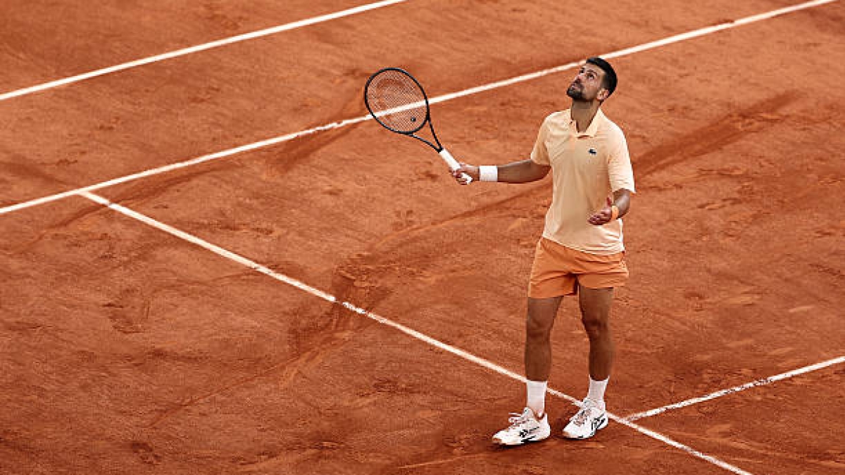 Djokovic's third round at Roland Garros 2026 becomes his worst performance in Paris since 2009. Photo: Gettyimages