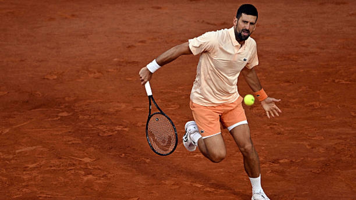 Djokovic devient le joueur avec le plus de matchs de l'histoire d'un Grand Chelem. Photo : Gettyimages