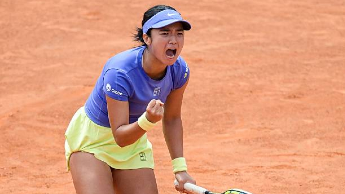 Eala encuentra mejoría en su tenis: "He podido plasmar algunas de las cosas que estoy entrenando". Foto: Gettyimages