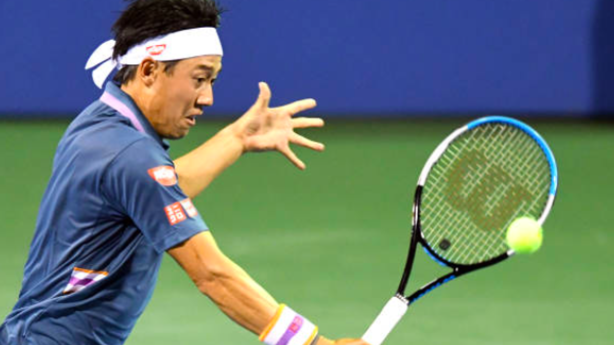 Nishikori adds a very special stop to his farewell tour. Source: Getty
