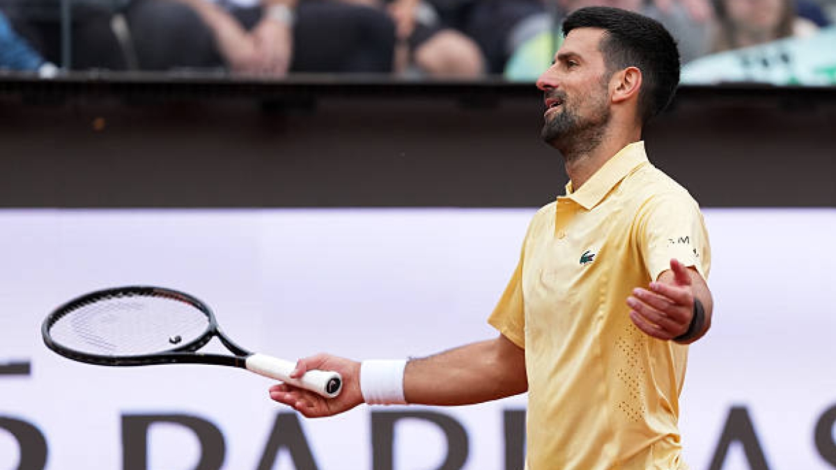 La dura reflexión de Djokovic sobre su físico tras su derrota en el ATP Roma