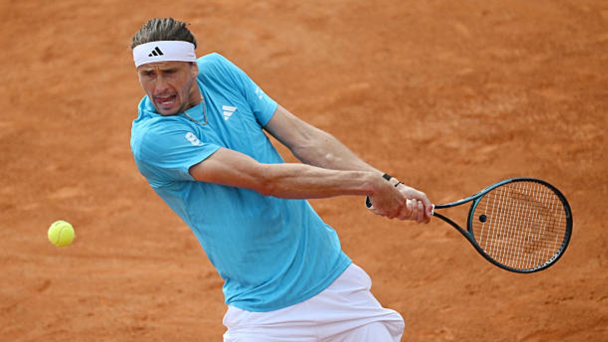 El dato que confirma que la racha negativa de Zverev con los italianos. Foto: Gettyimages