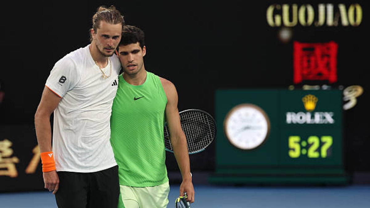 Roddick afirma que Zverev no está al nivel de Alcaraz