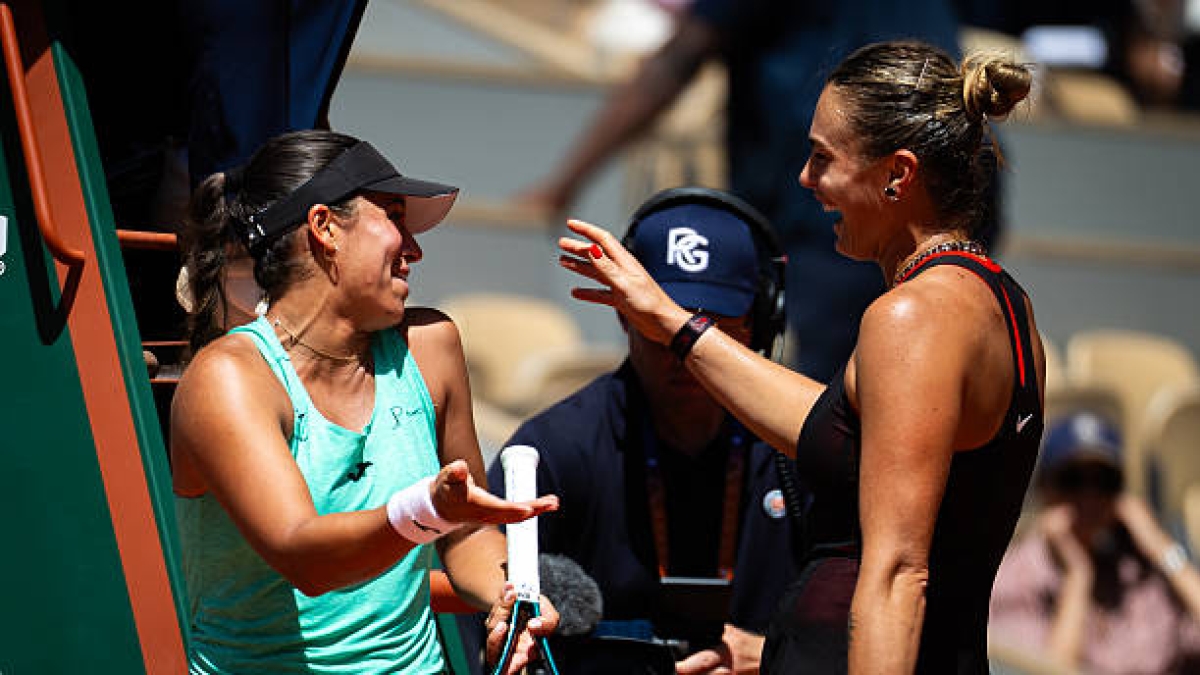 Sabalenka explique la différence entre le tennis de Badosa et celui de Bouzas. Photo : Gettyimages.