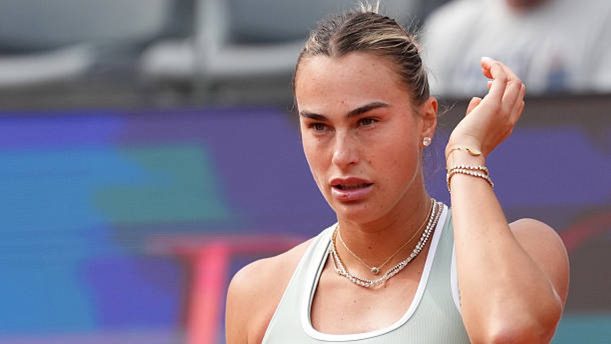 Sabalenka cuenta cómo reaccionó al enterarse del fallecimiento de su exnovio. Foto: Gettyimages