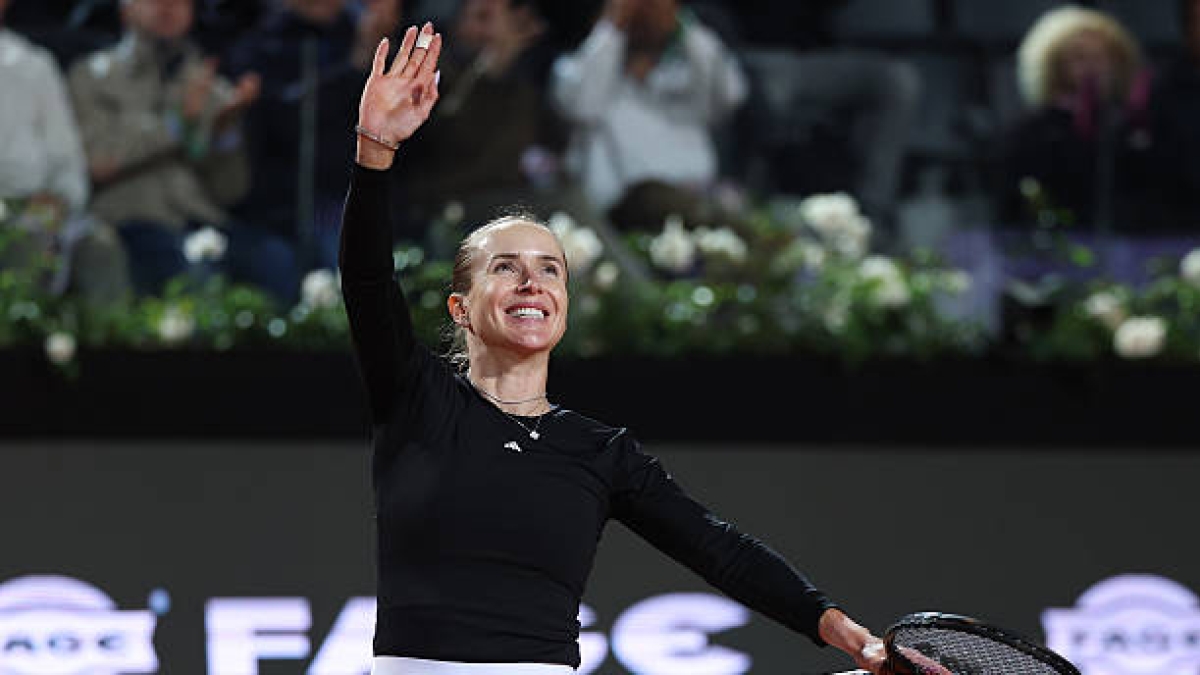 The fact that demonstrates Svitolina's idyll with Rome. Photo: Getty Images
