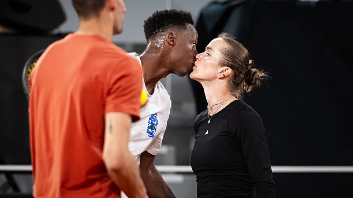 Svitolina y Monfils entrenan en pareja antes de su debut en Roland Garros