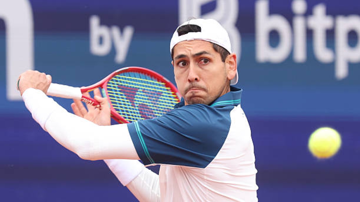 Tabilo finishes quickly with Carreño. Photo: Getty Images