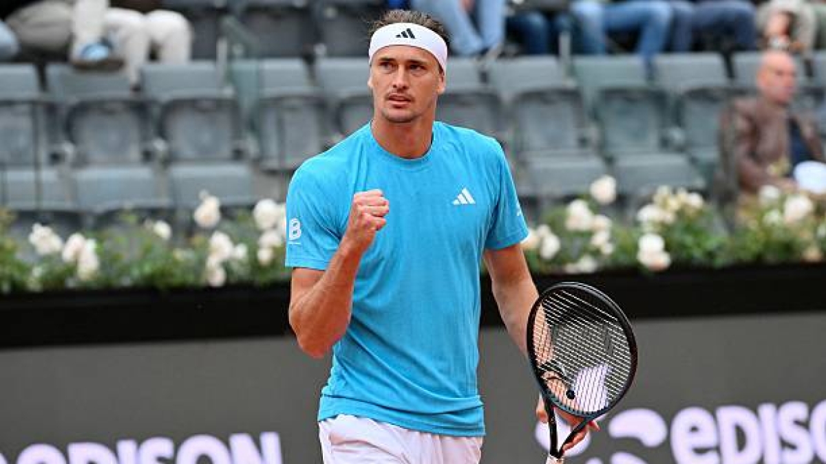 Alexander Zverev, volea alucinante. Foto: gettyimages