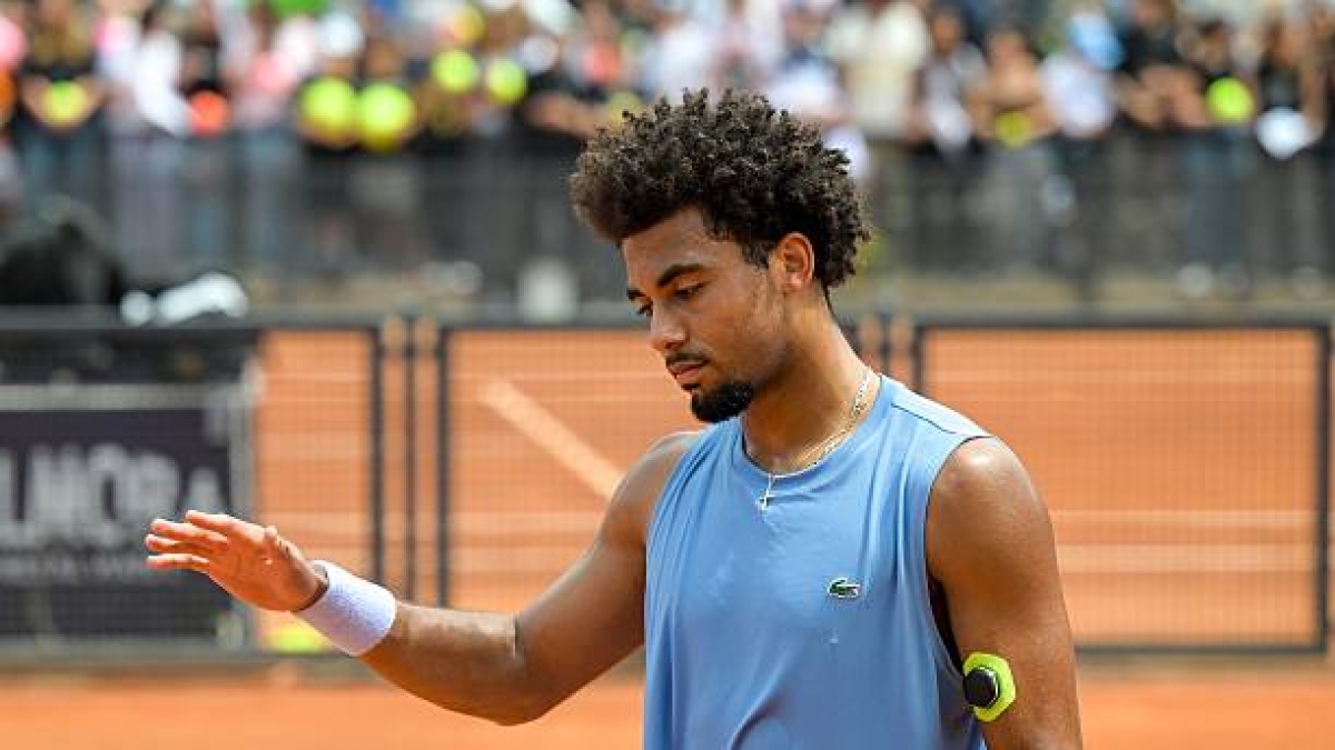 Arthur Fils, retirado en Roma. Foto: gettyimages