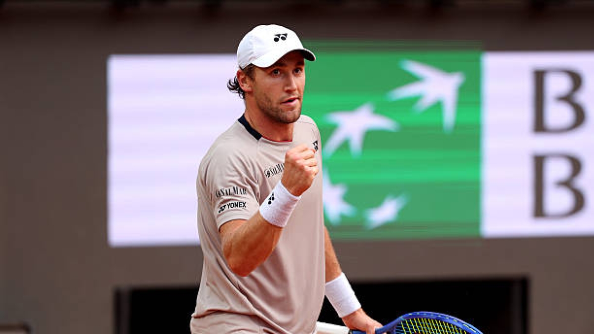 Casper Ruud gana a Khachanov en Roma. Foto: gettyimages