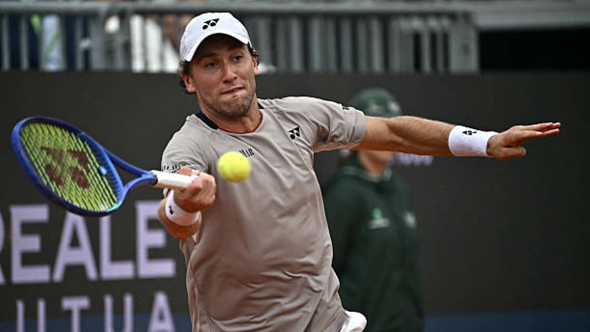 Ruud parle de Sinner. Photo : gettyimages