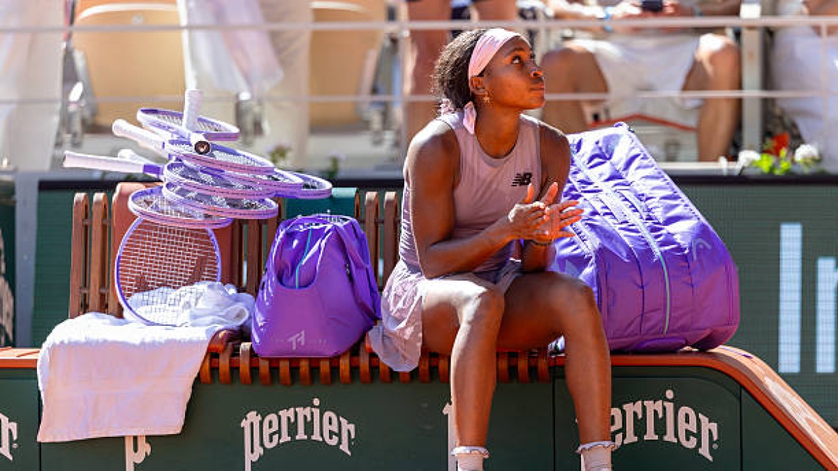 Cori Gauff, accidente. Foto: gettyimages
