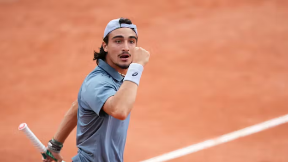 Daniel Jade, en Roland Garros. Foto: rolandgarros