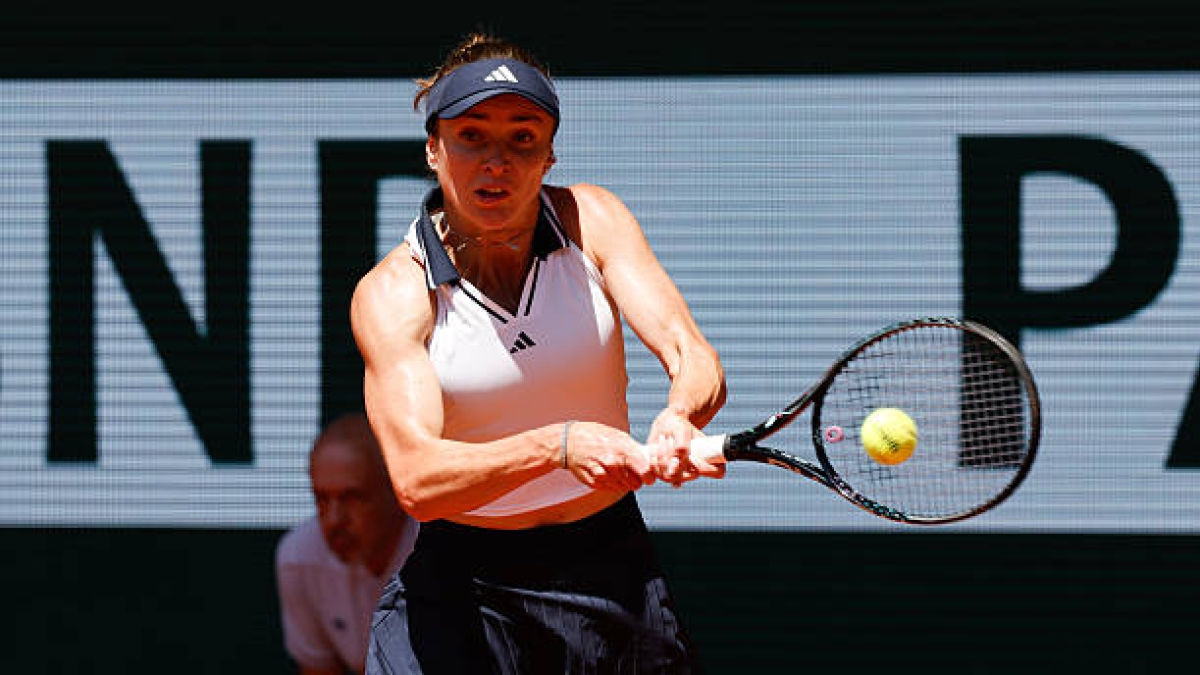 Elina Svitolina gana a Quevedo. Foto: gettyimages