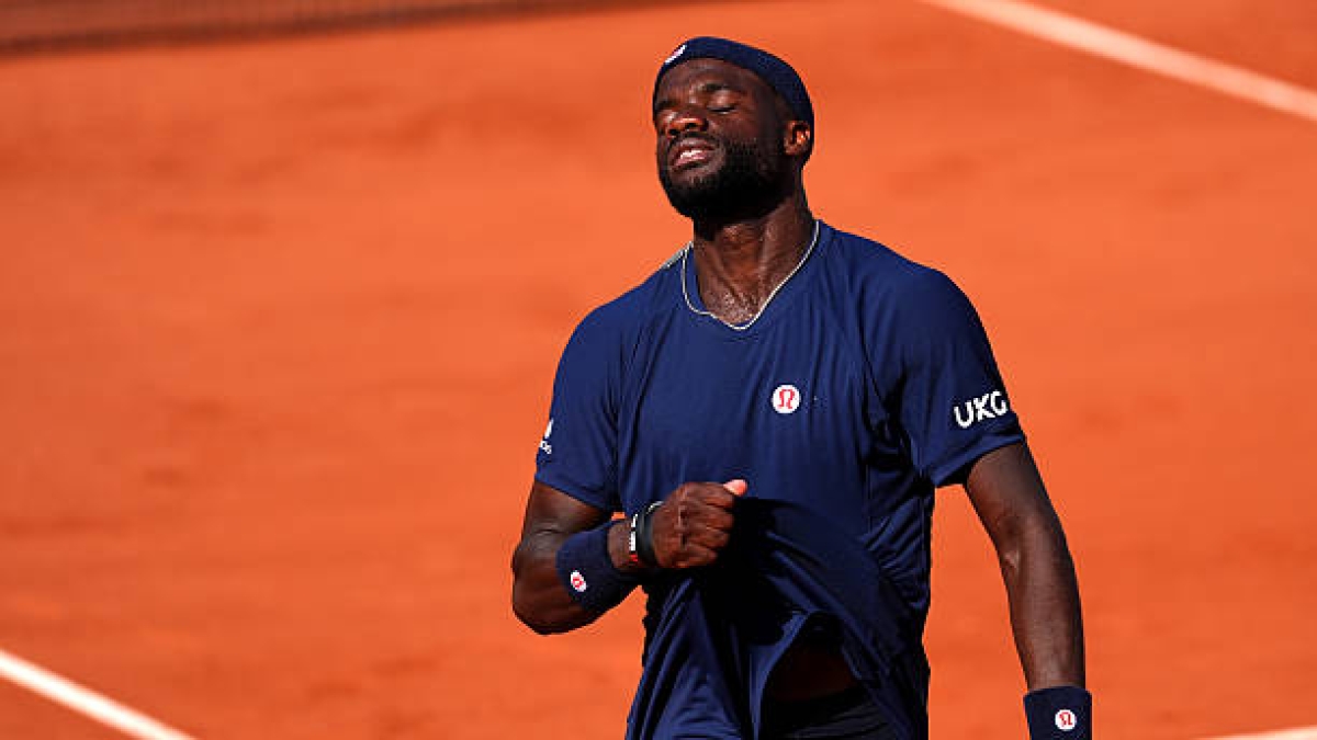 Frances Tiafoe, furto di racchetta. Foto: gettyimages
