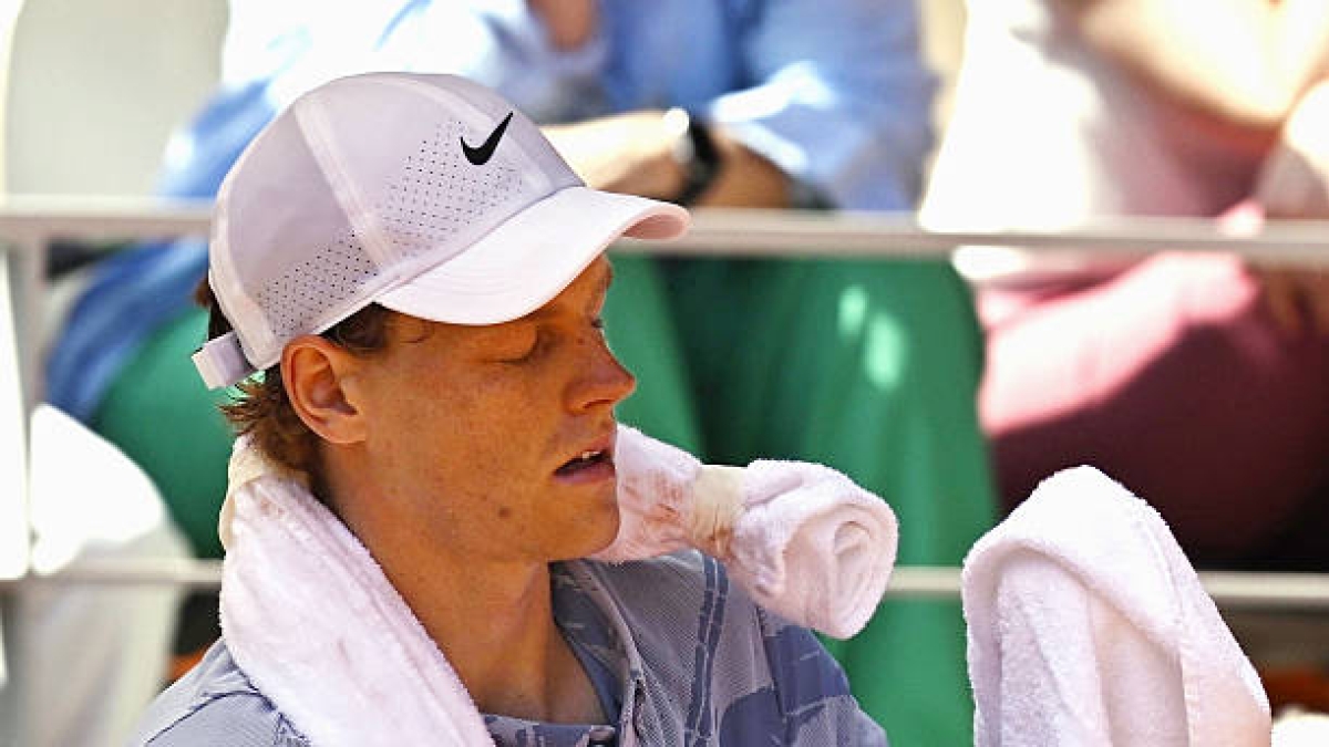 Jannik Sinner, pruebas médicas. Foto: gettyimages