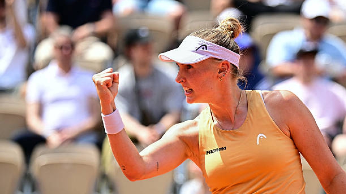 Jil Teichmann, en Roland Garros 2026. Foto: gettyimages