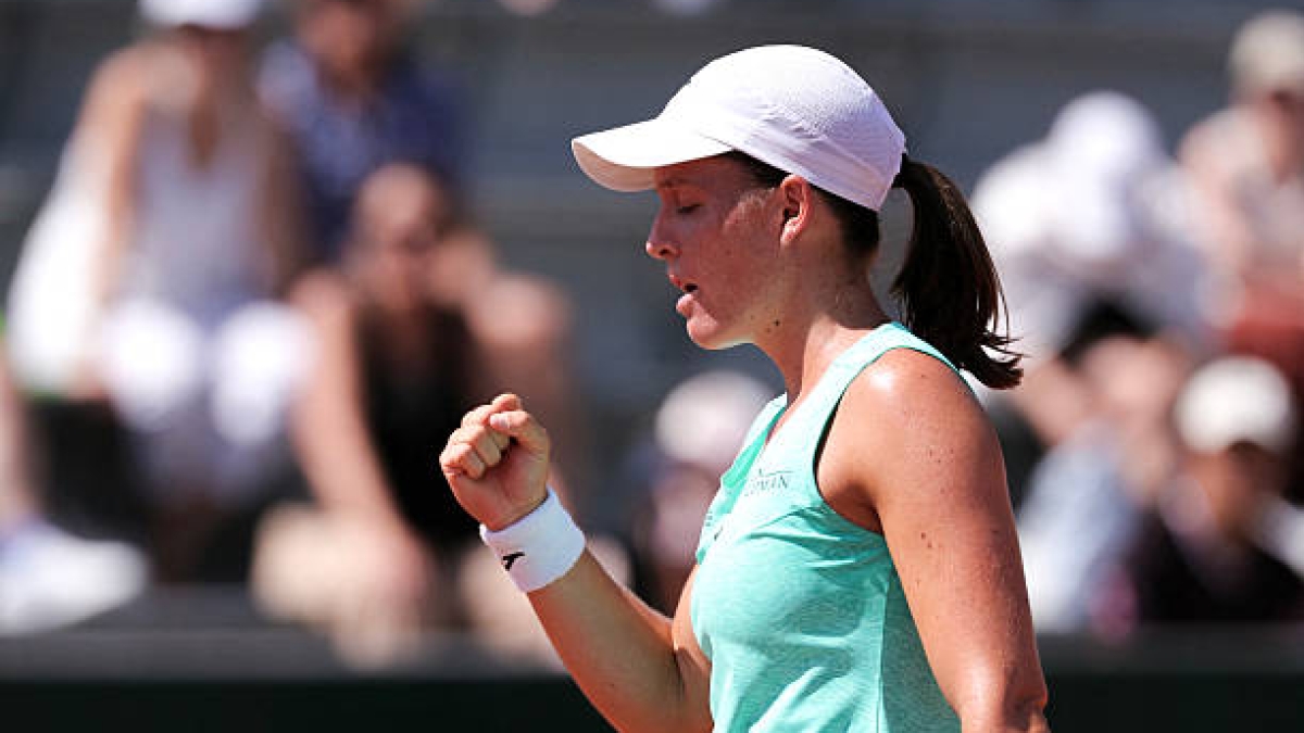 Kaitlin Quevedo gana en Roland Garros 2026. Foto: gettyimages