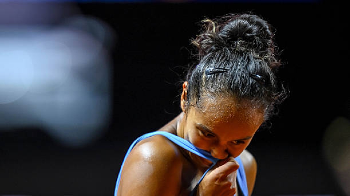 Leylah Fernández, bronca de su padre. Foto: gettyimages