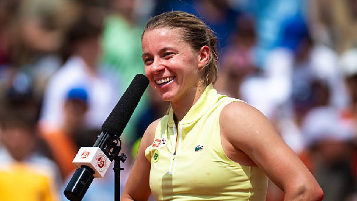 Maja Chwalinska, revolution at Roland Garros 2026. Photo: gettyimages