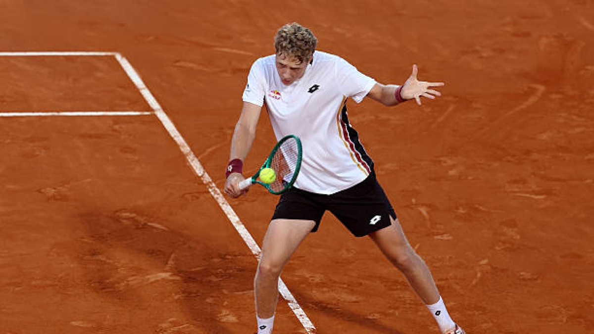 Martín Landaluce, horario dónde ver con Medvedev. Foto: gettyimages