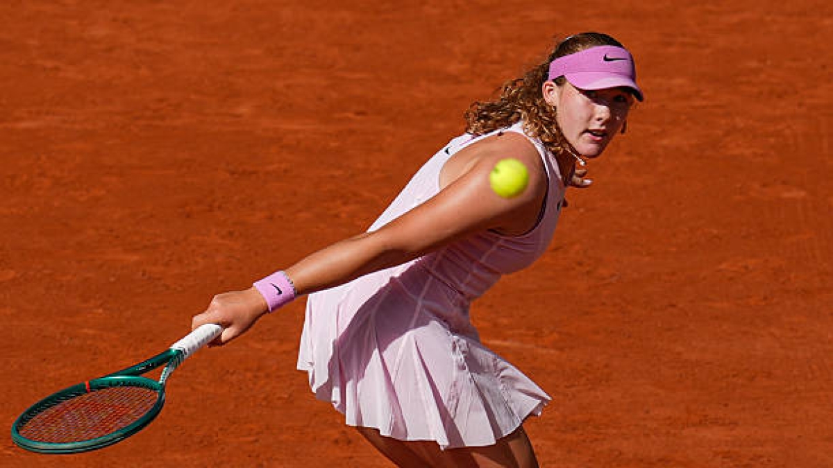 Mirra Andreeva remporte à Roland Garros. Photo : gettyimages