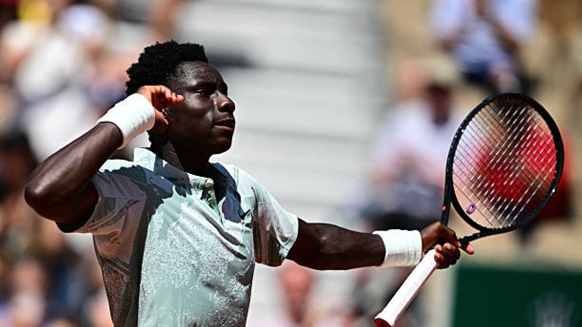 Moise Kouamé defeats Cilic at Roland Garros 2026. Photo: gettyimages.