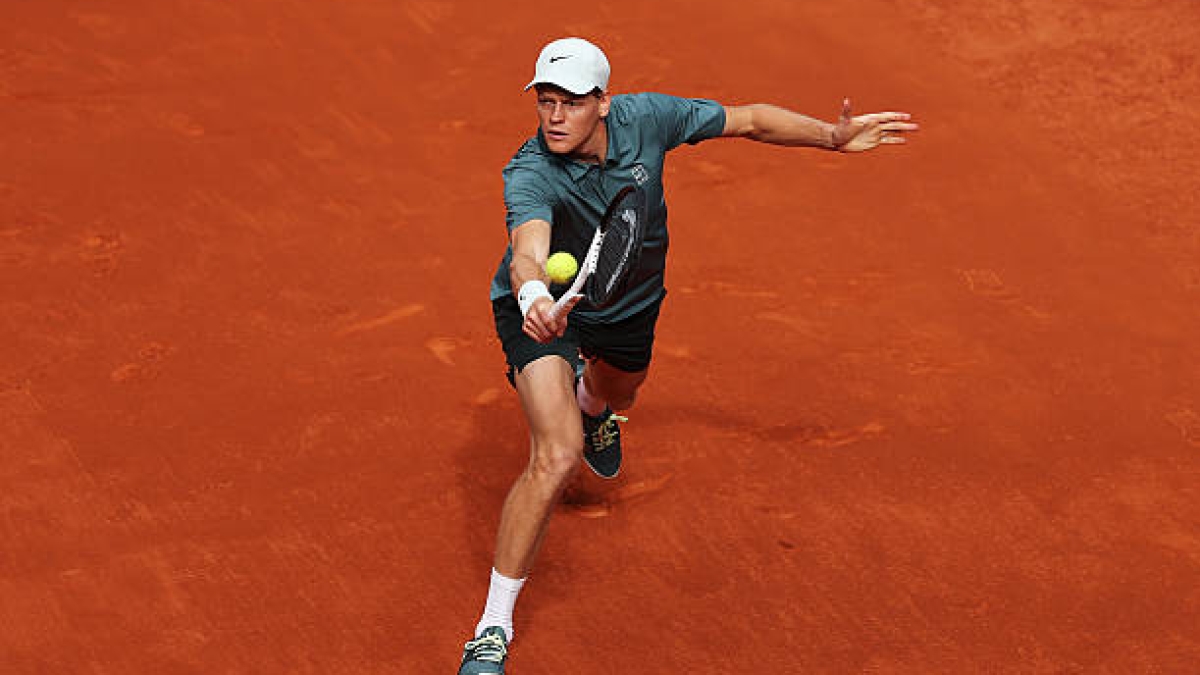 Jannik Sinner, rivales ronda a ronda en Roma. Foto: gettyimages